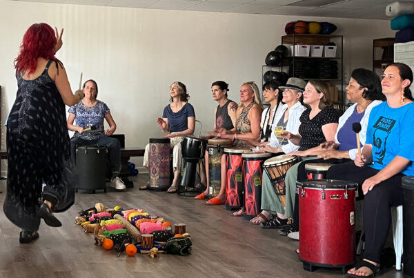 Drumming Circle at Behavioral Fitness wellness studio in Walnut Creek, CA