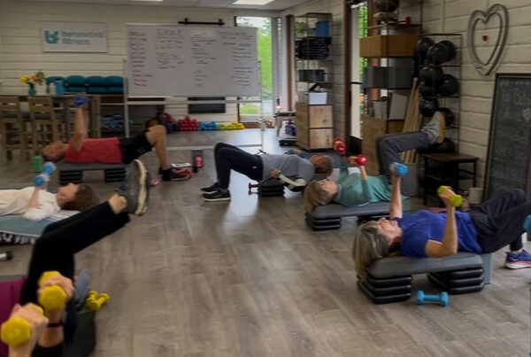 Fitness class at Behavioral Fitness wellness studio in Walnut Creek, CA