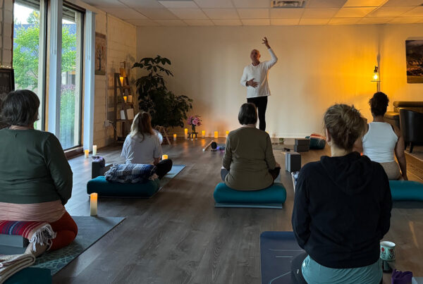 Yoga practice at teh Behavioral Fitness wellness studio in Walnut Creek, CA